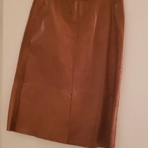 Leather skirt